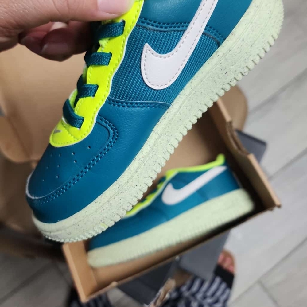 Nike Bright Spruce and Volt Sneakers